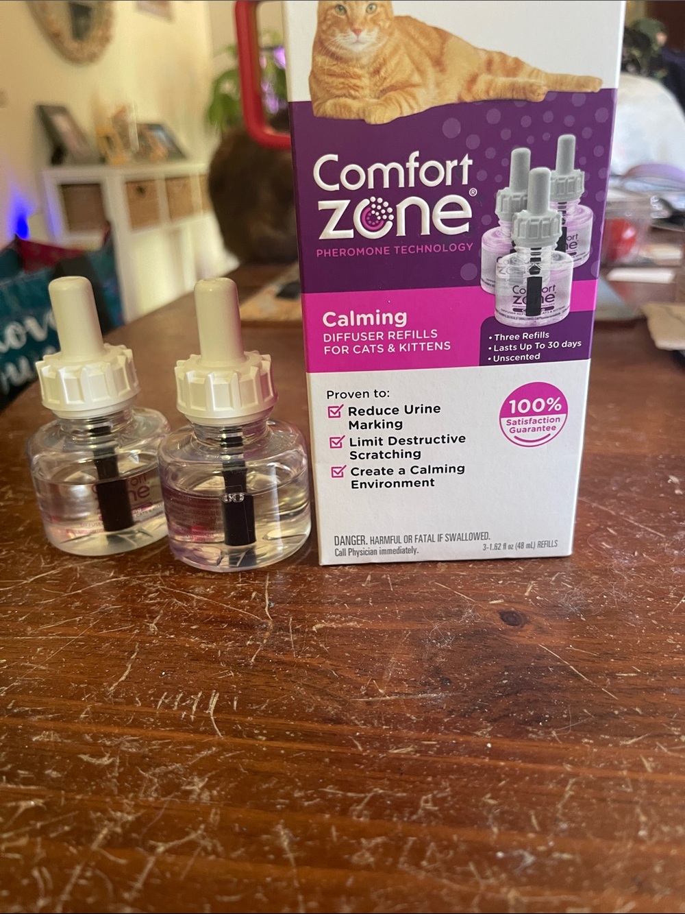Comfort Zone Calming Diffuser Refills — Purple & White